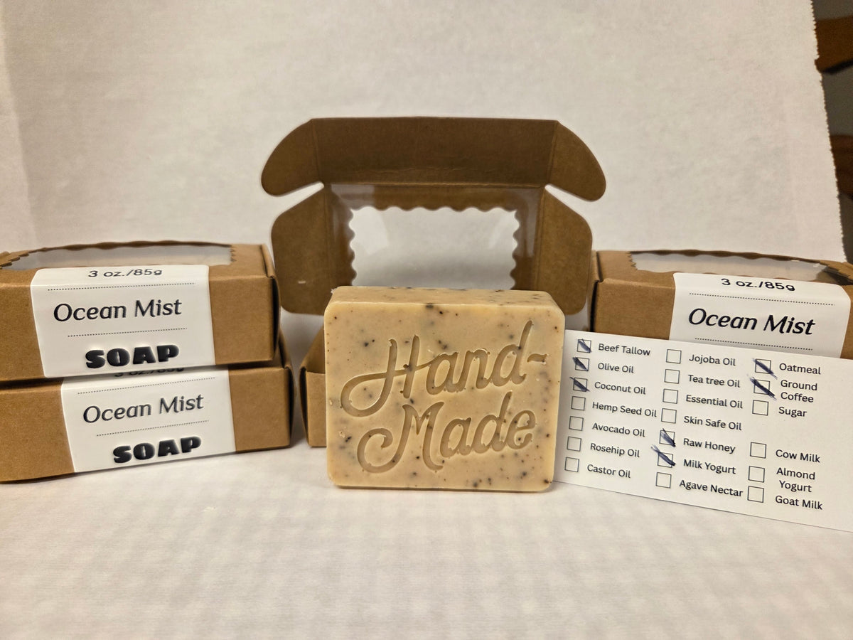 Ocean Mist Soap- Handmade Type Bar