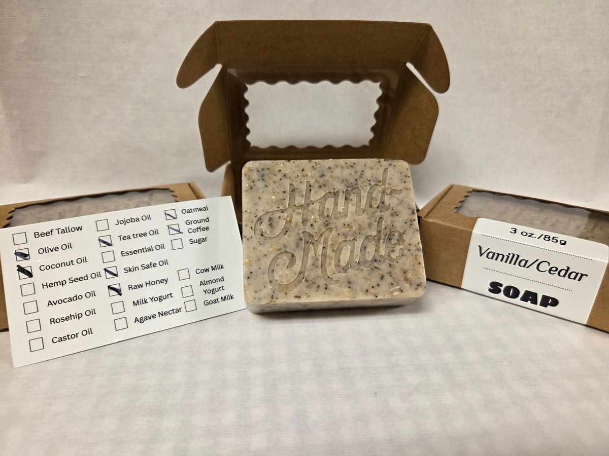 Vanilla Cedar Soap-Handmade Type Bar