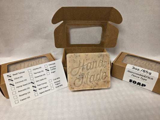 Abercrombie & Fitch Fierce Type Soap-Handmade Type Bar