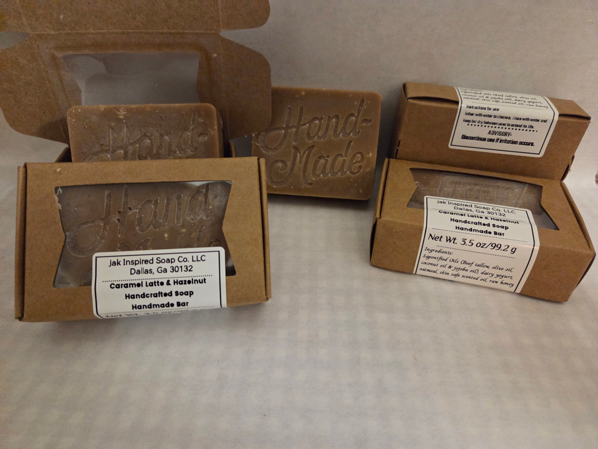 Caramel Latte & Hazelnut Tallow Soap