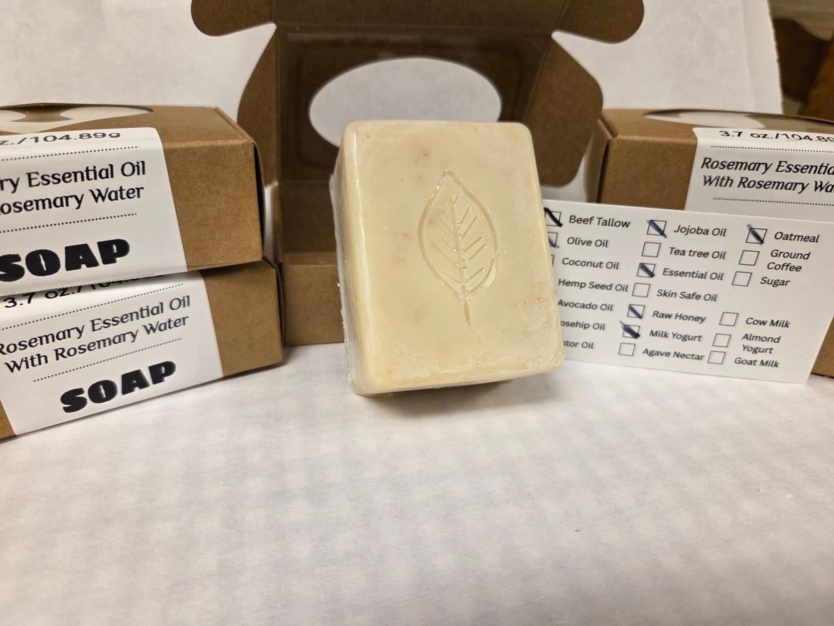 Rosemary Essential Oil w/Rosemary Water-Leaf Type Bar