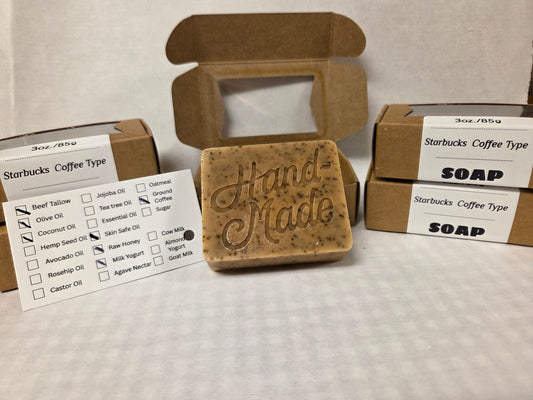 Starbucks Coffee Type Soap-Handmade Type Bar