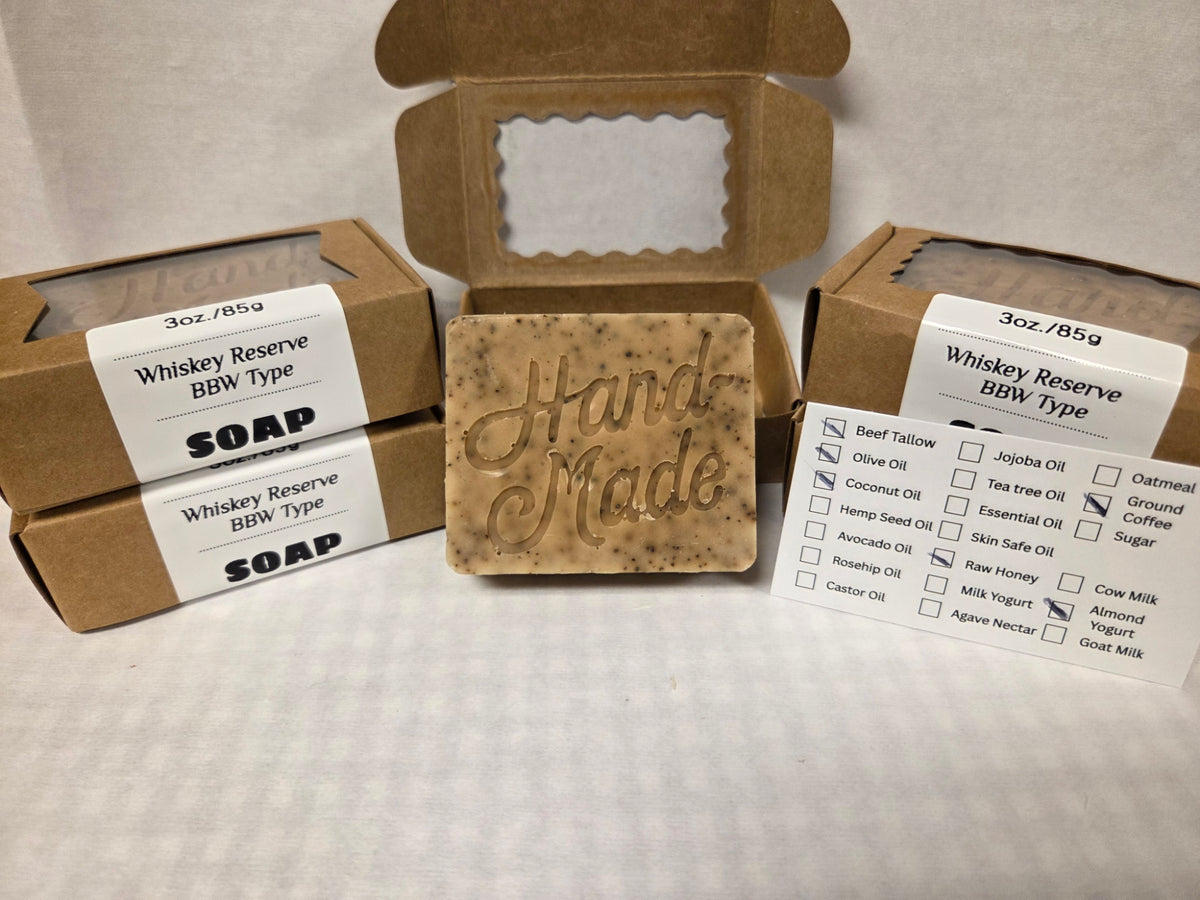 Whiskey Reserve BBW Type Soap- Handmade Type Bar